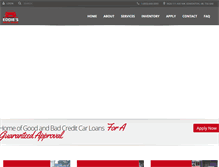 Tablet Screenshot of eddiesautosales.ca